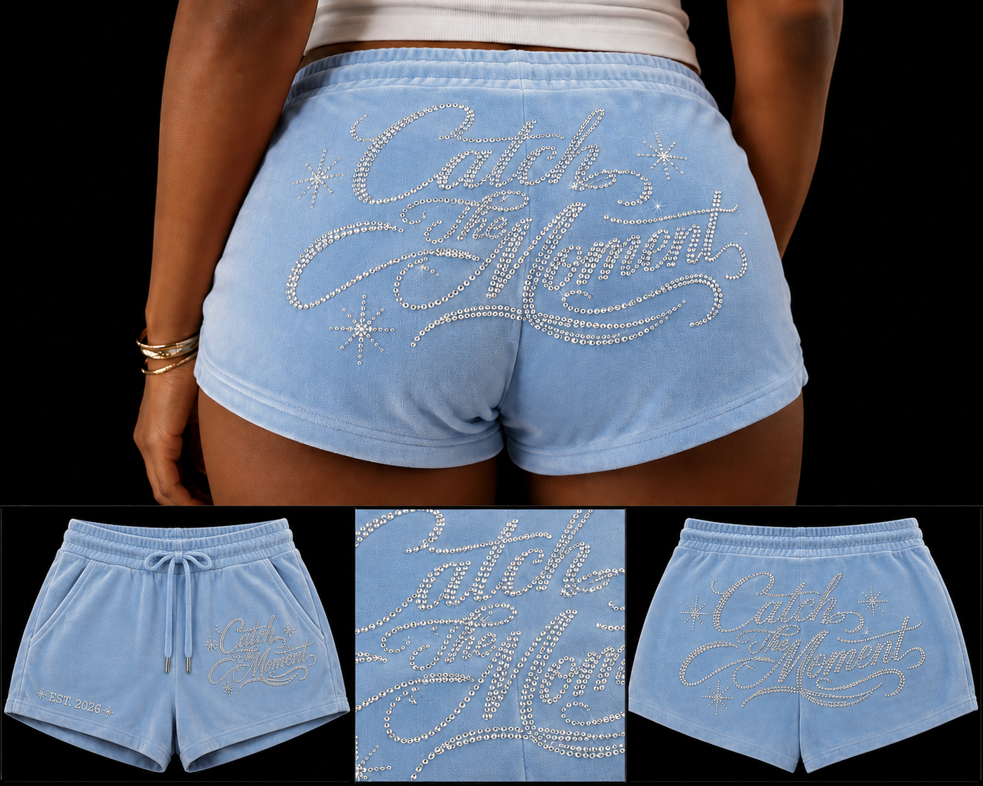 Starlight Rhinestone Shorts